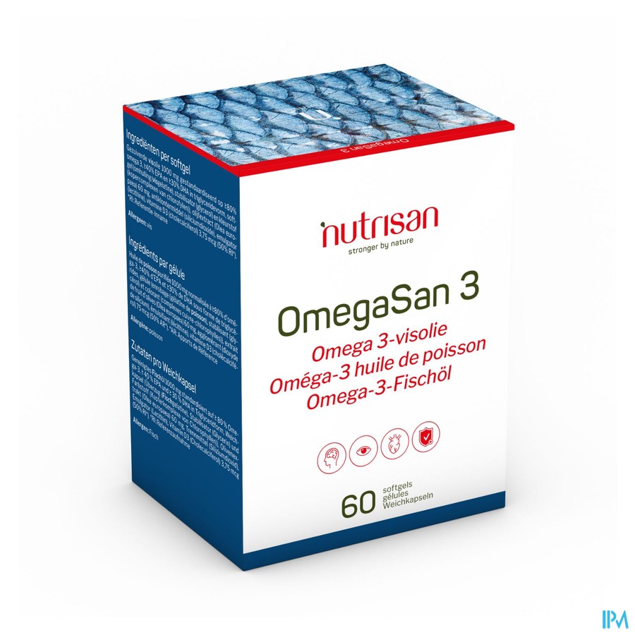 Omegasan 3 Nf 60 Softgels  Nutrisan