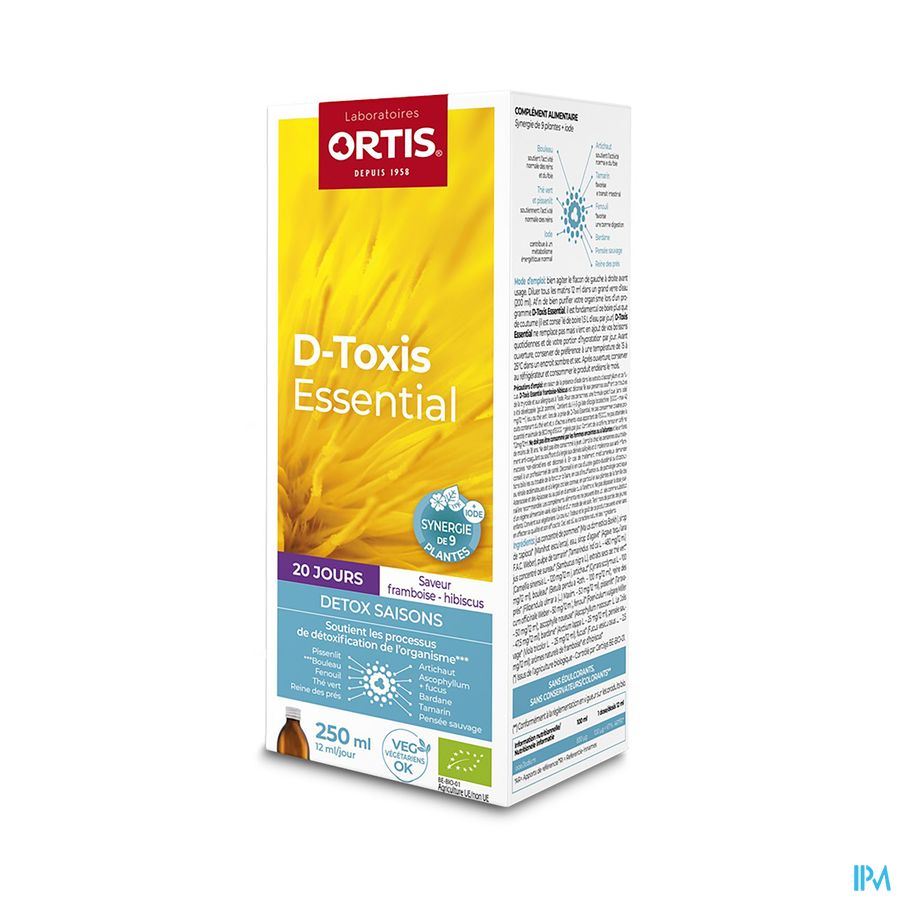 D Toxis Essential Detox Saisons Bio 250ml D Toxis Essential Detox Saisons Bio 250ml