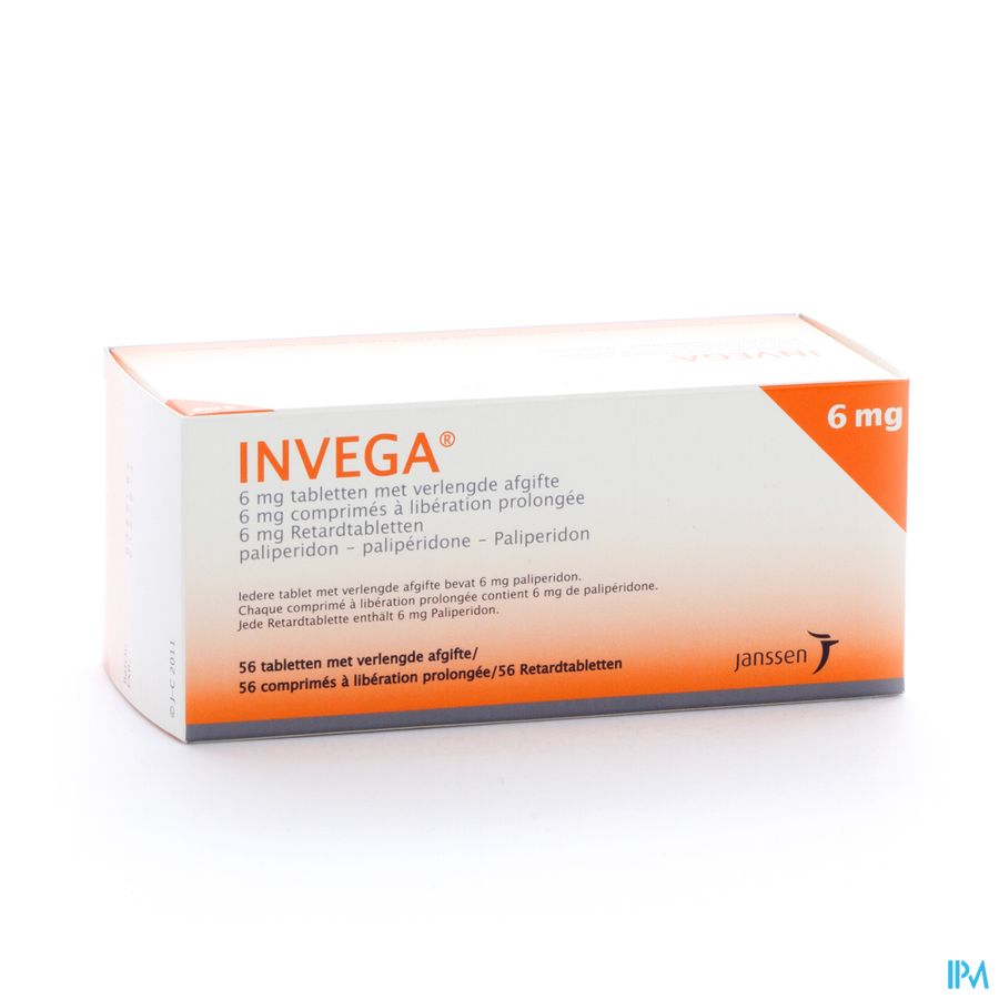 Invega Tabl Retard 56 X 6mg 1