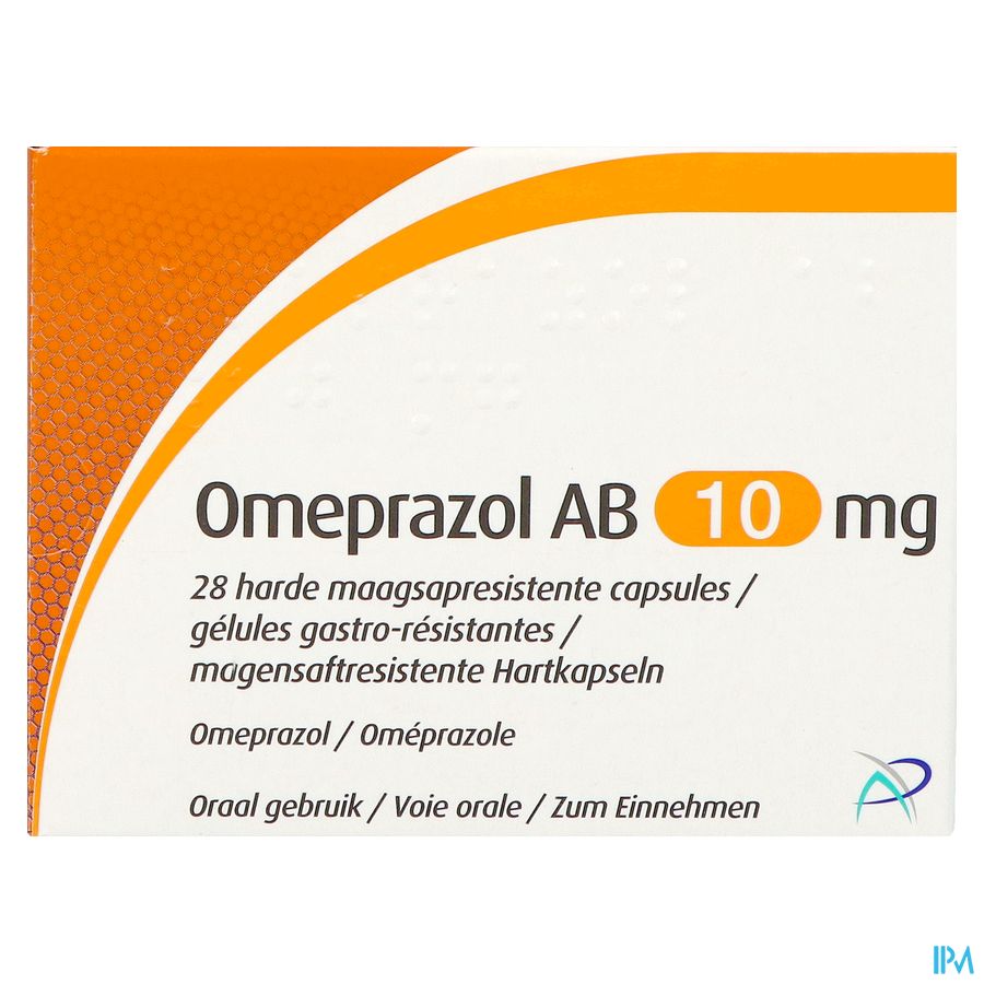 Omeprazol Ab 10mg Maagsapresist. Caps 28 1