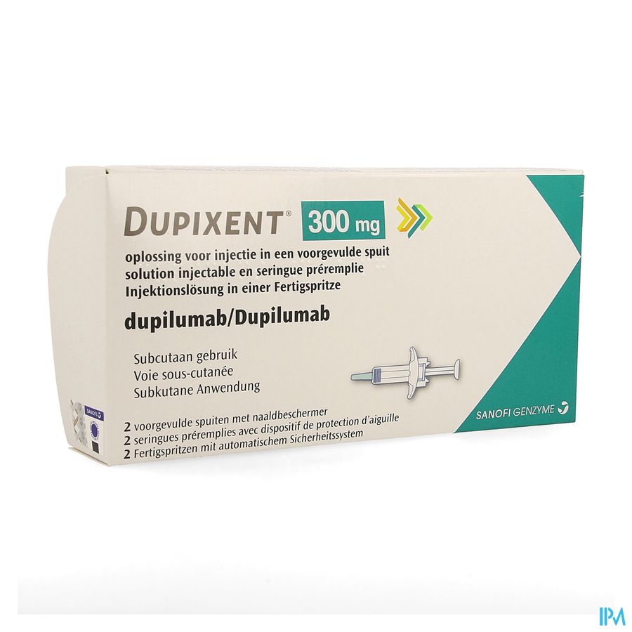 Dupixent 300mg Opl Inj Voorgev.spuit 1x2 150mg/ml Dupixent 300mg Opl Inj Voorgev.spuit 1x2 150mg/ml