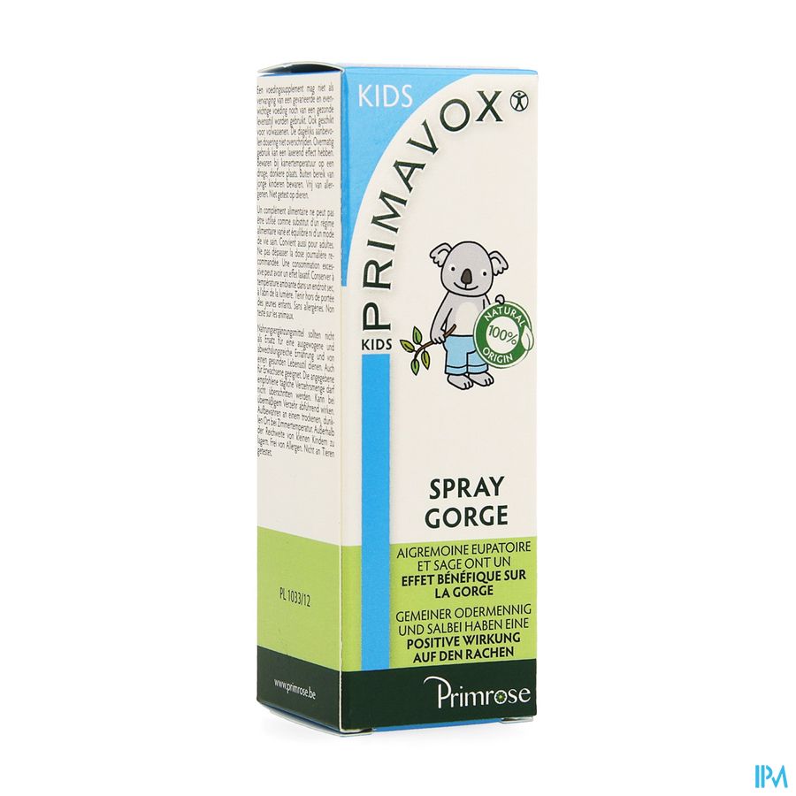 Primavox Kids Spray Gorge 10ml Primavox Kids Spray Gorge 10ml