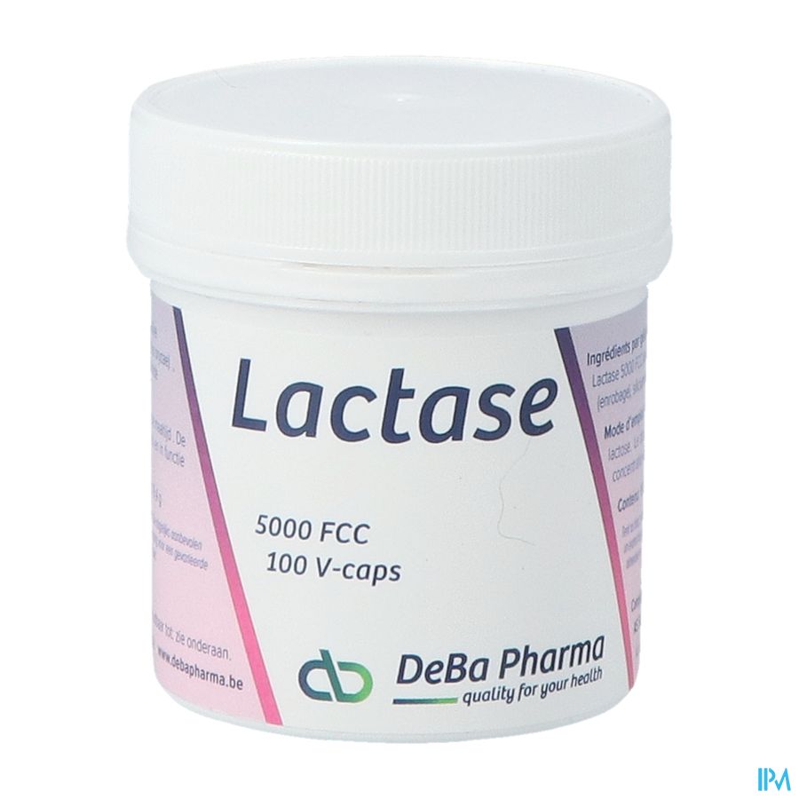 Lactase 5000 Fcc V-caps 100 Deba Lactase 5000 Fcc V-caps 100 Deba
