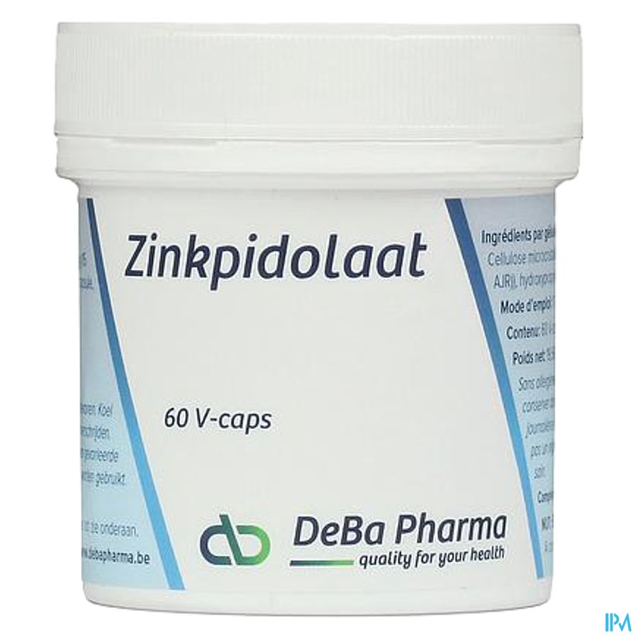 Zink Pidolaat V-caps 60x 75mg Deba 4