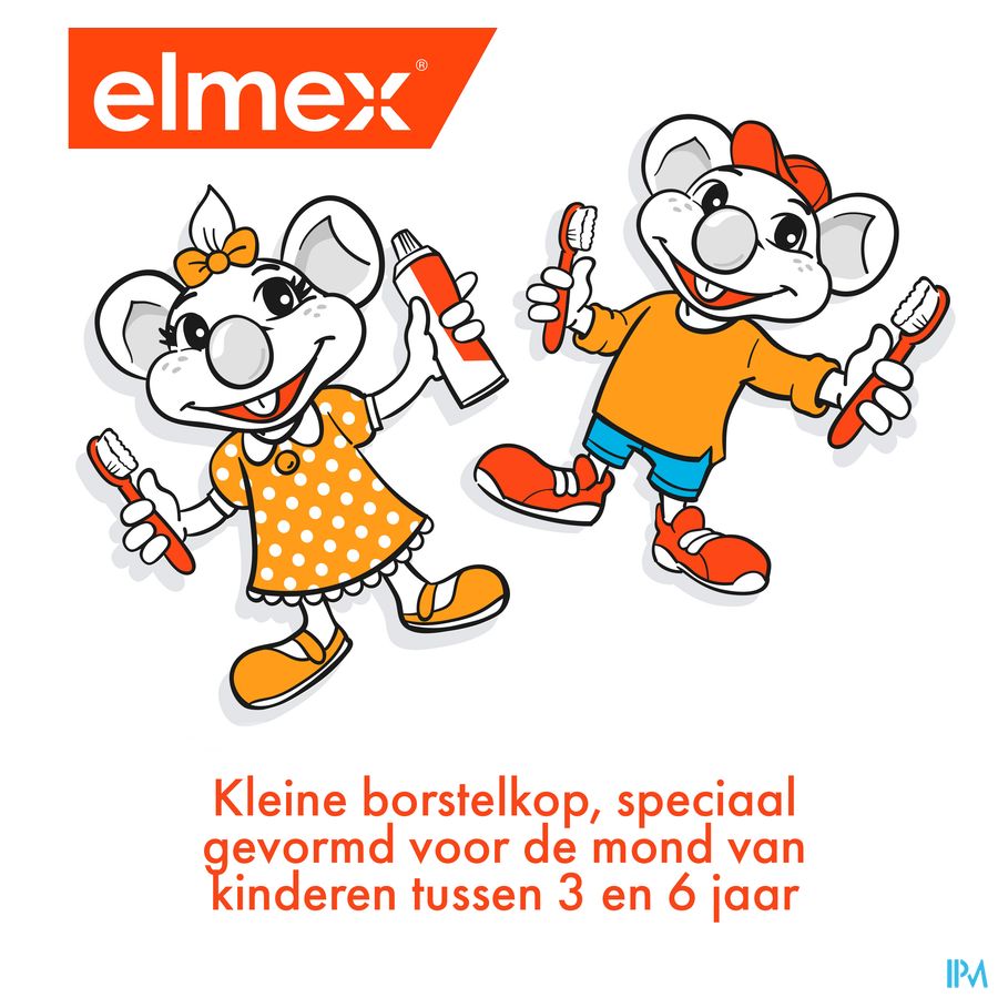 Elmex Tandenborstel Kind Zacht 3-6jaar Duopack 7