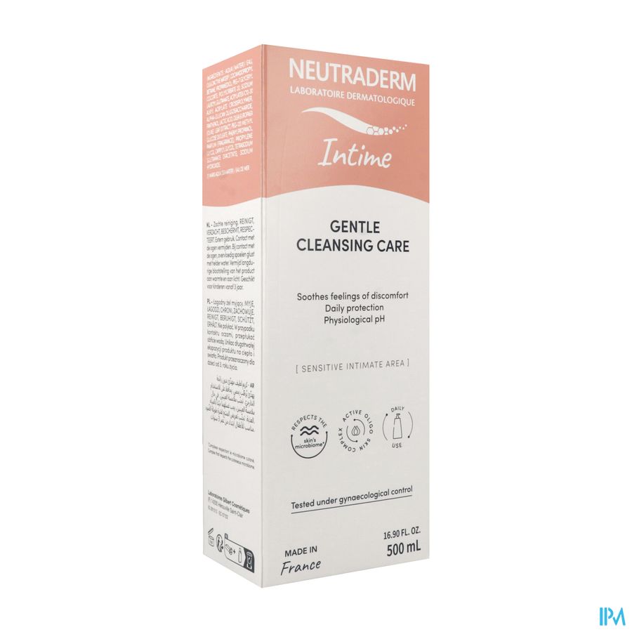 Neutraderm Zachte Wasoplossing Intieme Hyg. 500ml Neutraderm Zachte Wasoplossing Intieme Hyg. 500ml