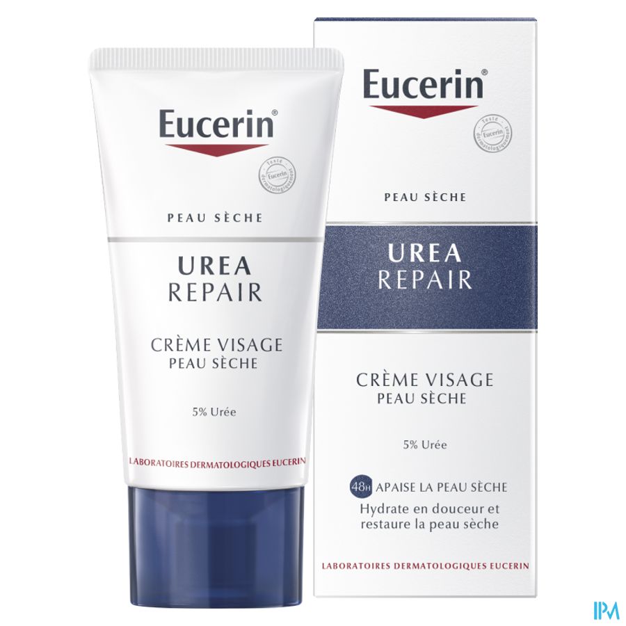 Eucerin Peau Seche Creme Visage 5% Uree Tube 50ml Eucerin Peau Seche Creme Visage 5% Uree Tube 50ml