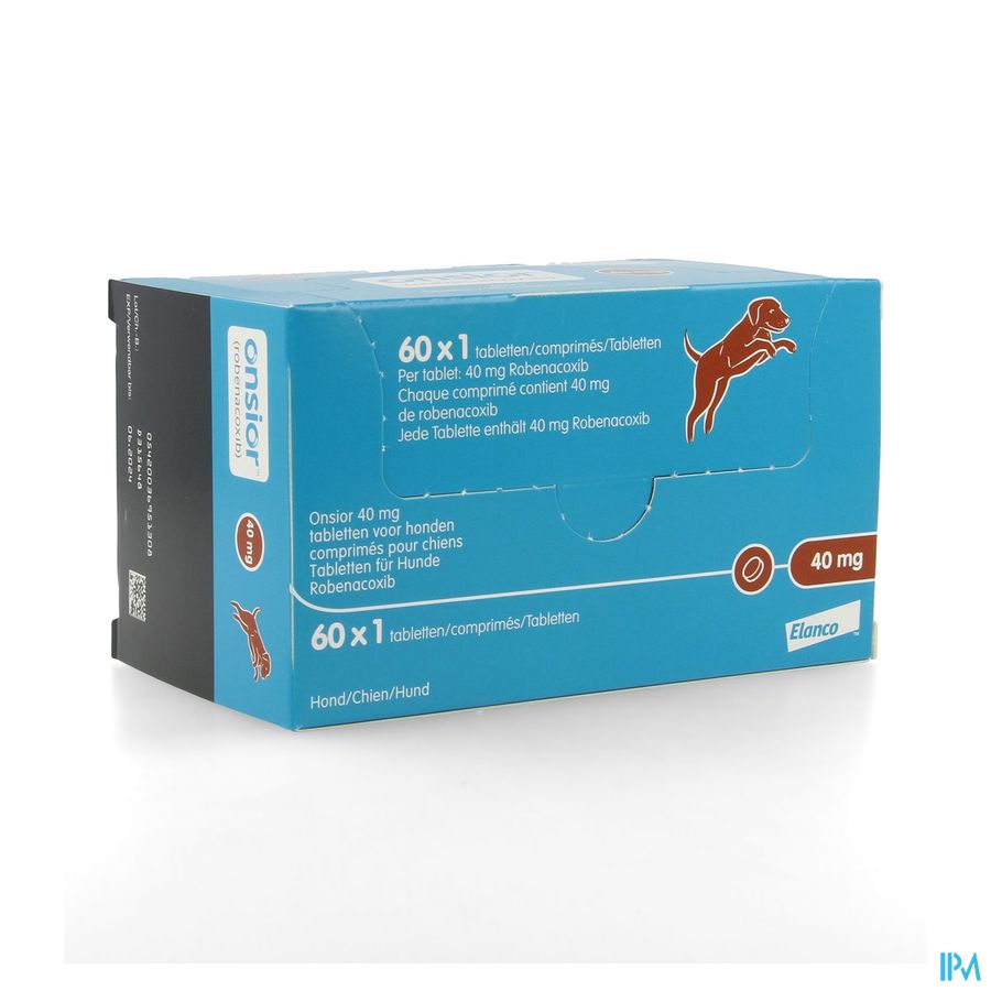 Onsior 40mg Chiens 20,0kg - <40kg Comp 60 Onsior 40mg Chiens 20,0kg - <40kg Comp 60