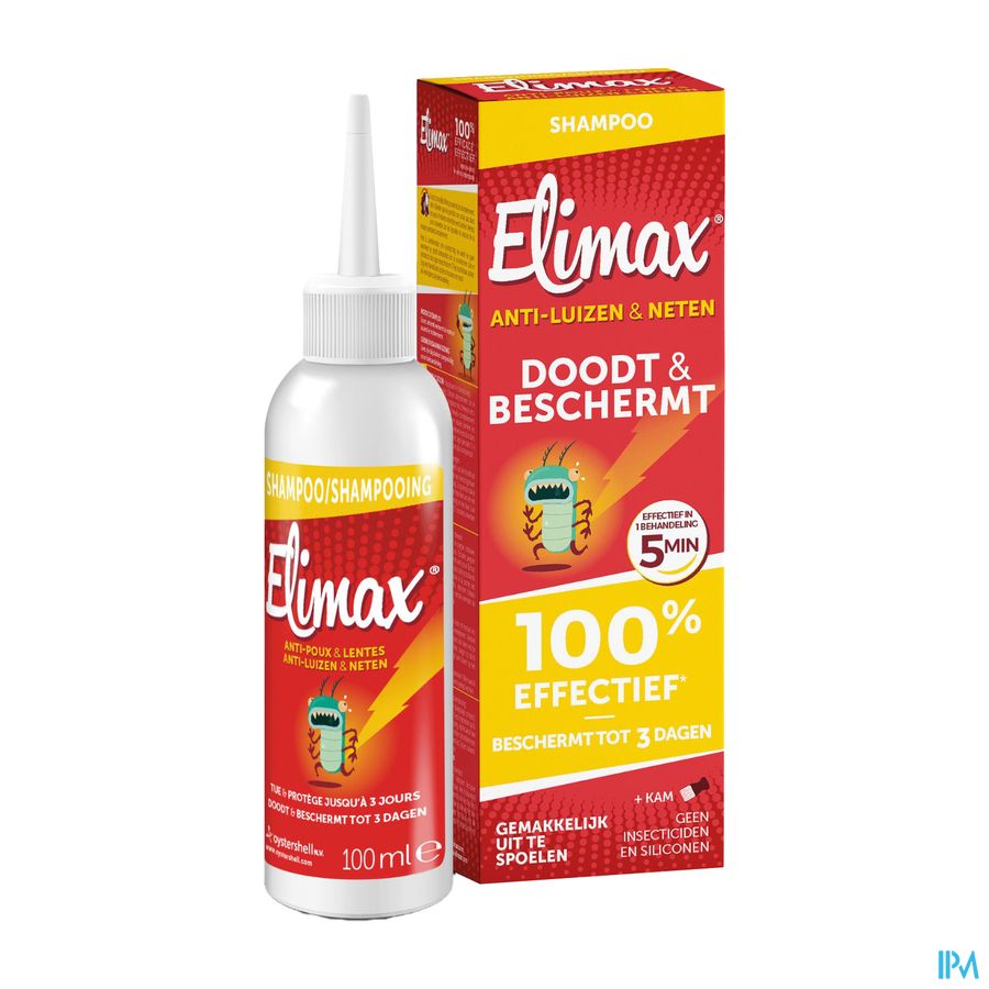 Elimax Shampoo Tegen Luizen Fl 100ml 8