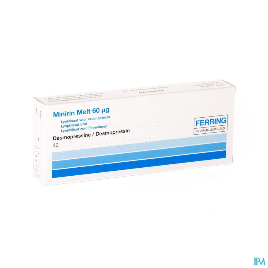 Minirin Melt 60 Ug Lyoph Or 30