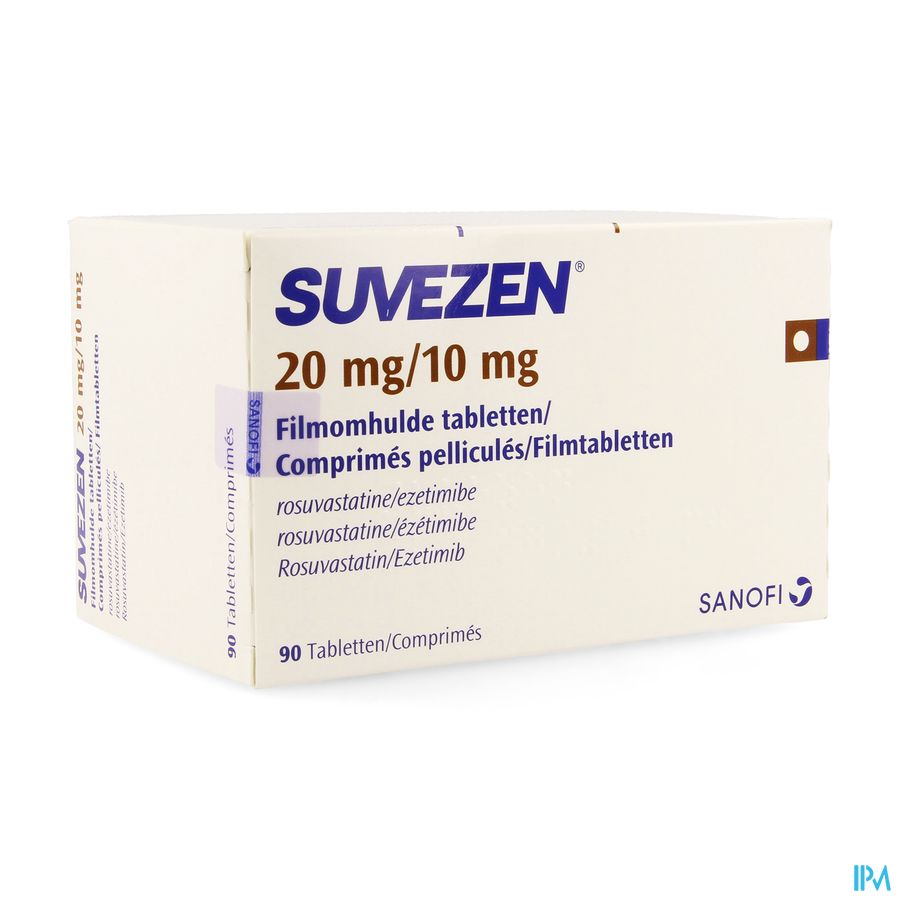 Suvezen 20mg/10mg Filmomh Tabl 90 Suvezen 20mg/10mg Filmomh Tabl 90