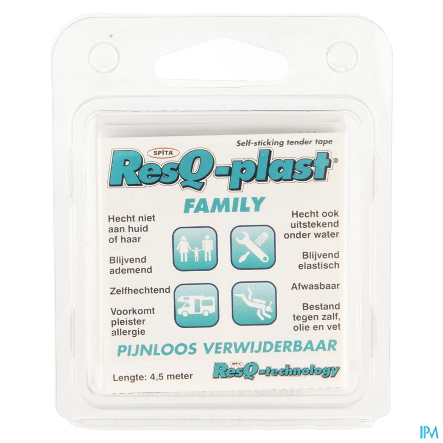 Resq-plast Family 4,5mx25mm Wit 1 2