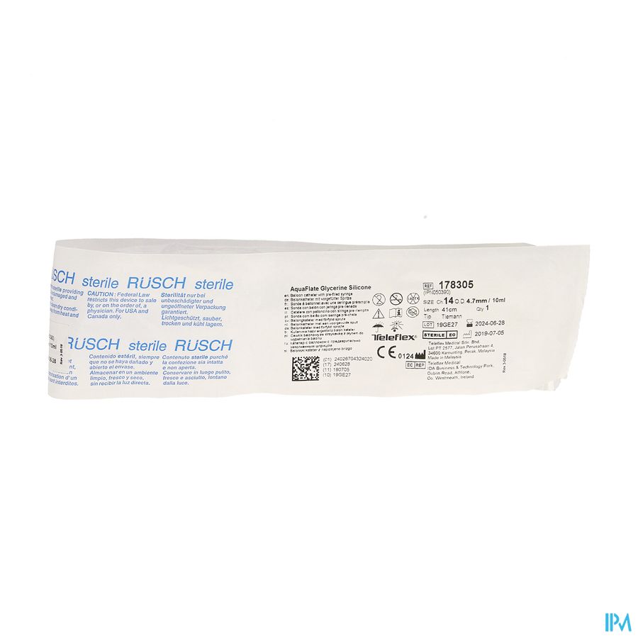 Rusch Aquaflate Sonde Bal.+ser Preremp.ch14 178305 Rusch Aquaflate Sonde Bal.+ser Preremp.ch14 178305