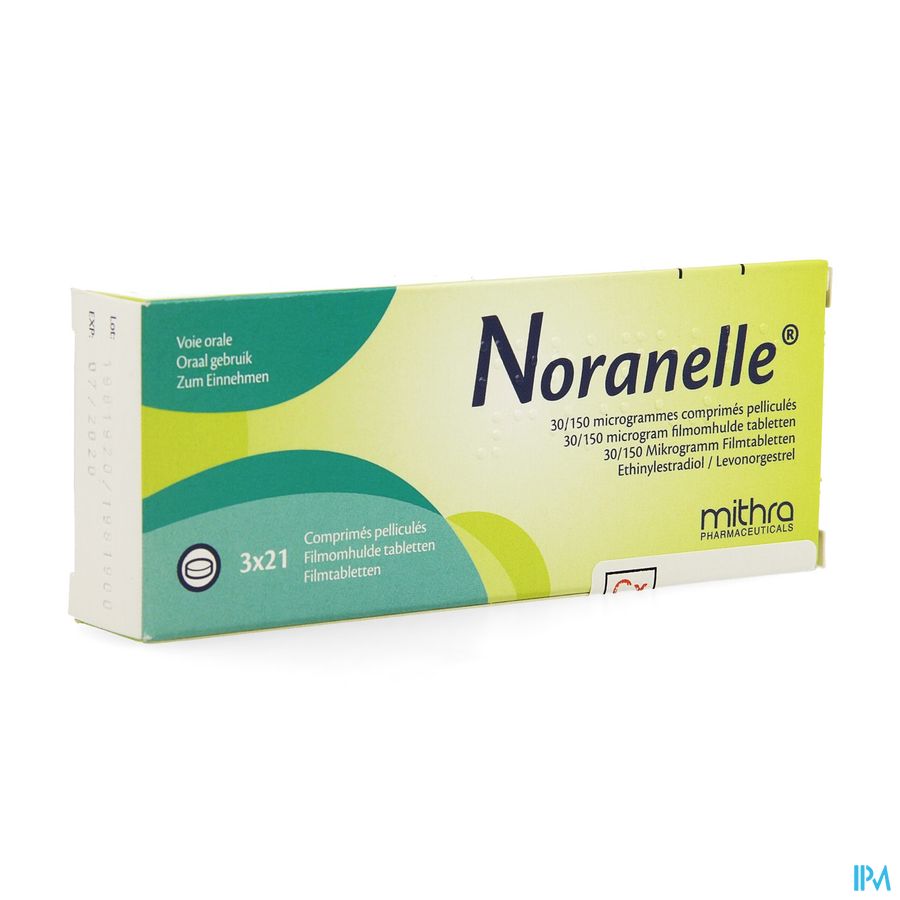 Noranelle 30/150mcg Comp Pell 3 X 21 Noranelle 30/150mcg Comp Pell 3 X 21