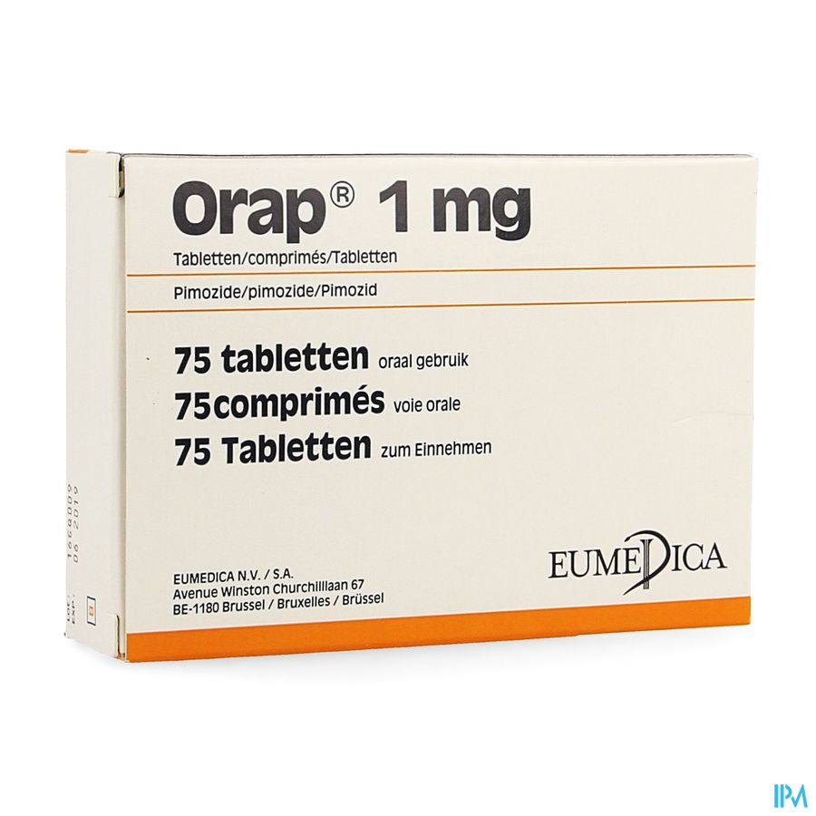 Orap Comp 75 X 1mg Orap Comp 75 X 1mg