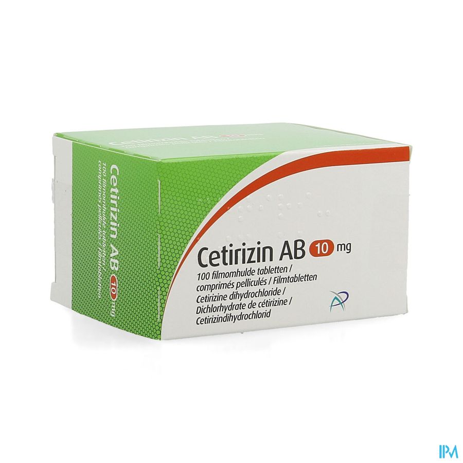 Cetirizin Ab 10mg Filmomh Tabl 100 Cetirizin Ab 10mg Filmomh Tabl 100