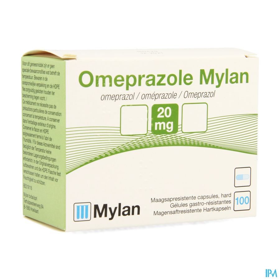 Omeprazol Viatris 20mg Caps 100 2