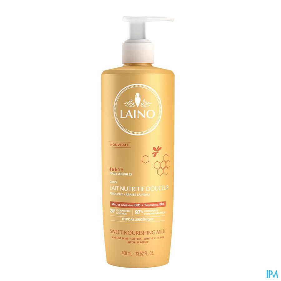 Laino Creme Douche Douceur Miel Fl Pompe 500ml Laino Creme Douche Douceur Miel Fl Pompe 500ml