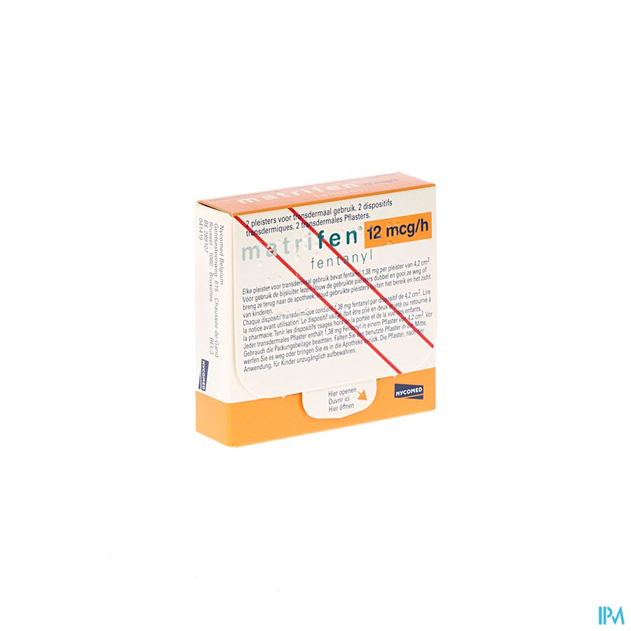 Matrifen 12 Ug/h Pleist Transderm 2 Matrifen 12 Ug/h Pleist Transderm 2