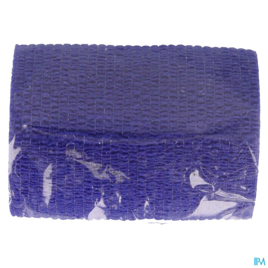Cohesief Verband Blauw 7,5cmx4,5m Covarmed 2