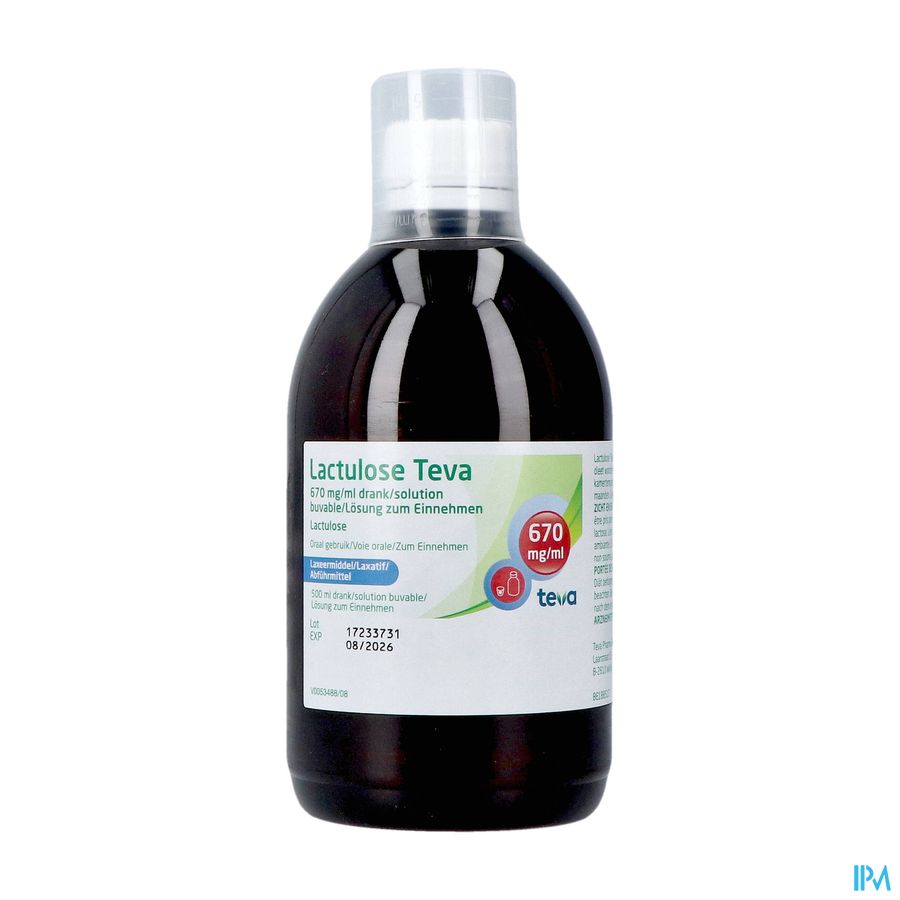 Lactulose Teva Sol Per Os 500ml 4