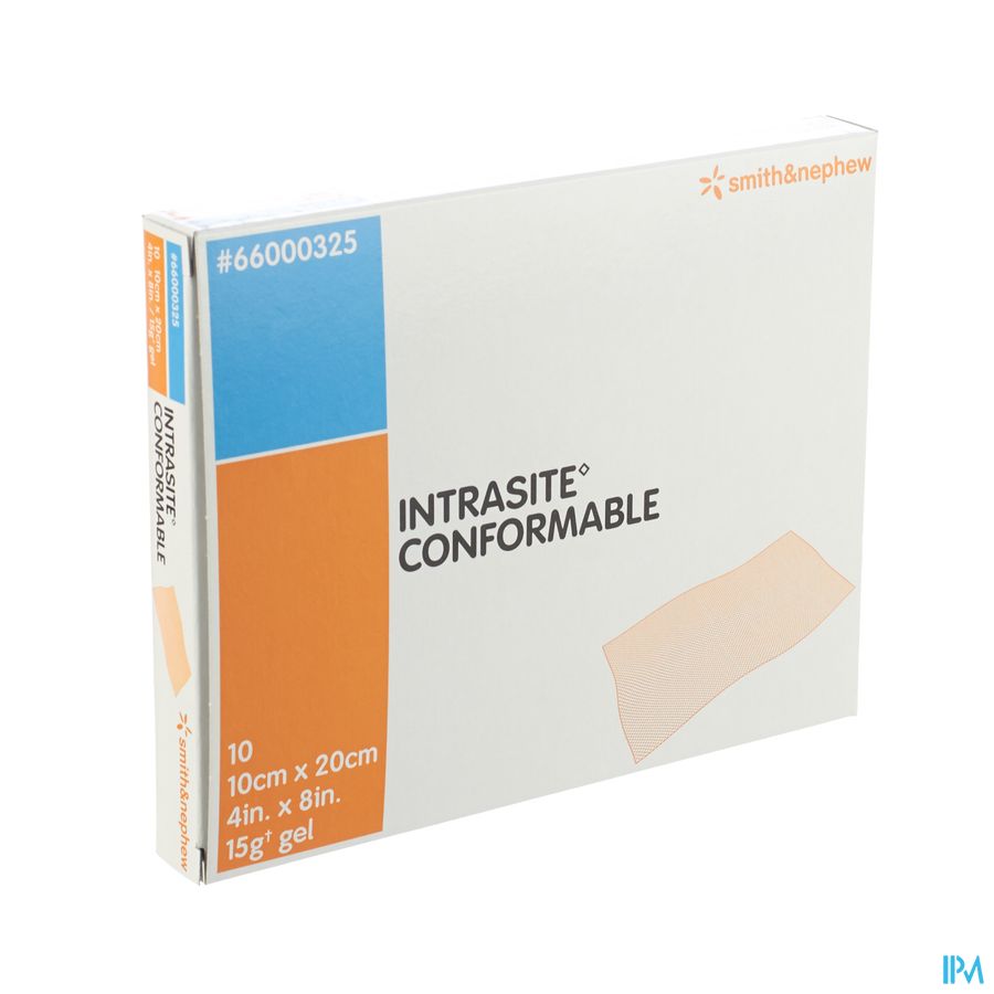 Intrasite Confor. Cp+gel 10x20cm 10 66000325 Intrasite Confor. Cp+gel 10x20cm 10 66000325