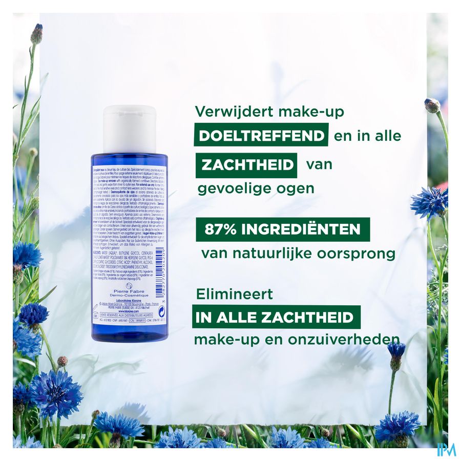 Klorane Gezicht Korenbloem Demaquill. Ogen 100ml 5