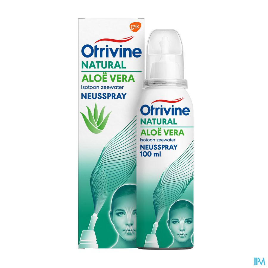 Otrivine Natural Aloe Vera Spray 100ml 9
