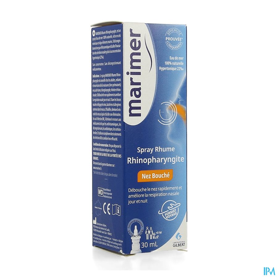 Marimer Spray Rhume Rhinopharyngite 30ml Marimer Spray Rhume Rhinopharyngite 30ml