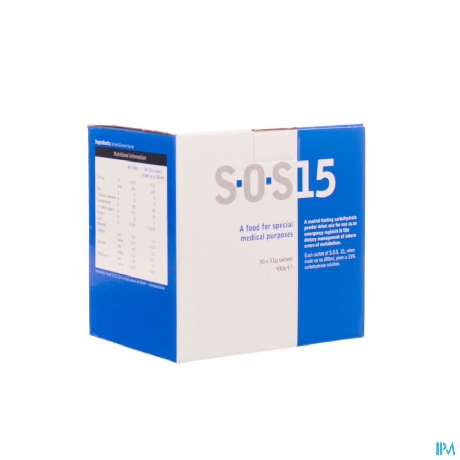 Sos 15 Pdr Zakje 30x31g Sos 15 Pdr Zakje 30x31g