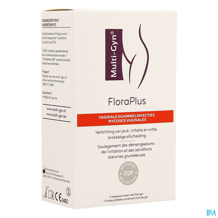 Multi-gyn Flora Plus Gel 5 X 5ml 1