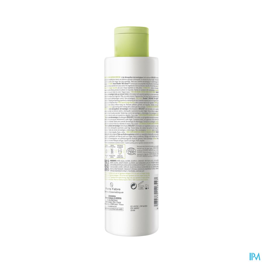 Aderma Biology Micellaire Melk Dermatolog. 200ml 2