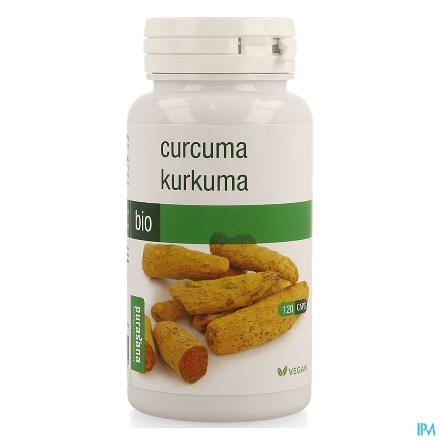 Purasana Vegan Kurkuma Bio Caps 120 5