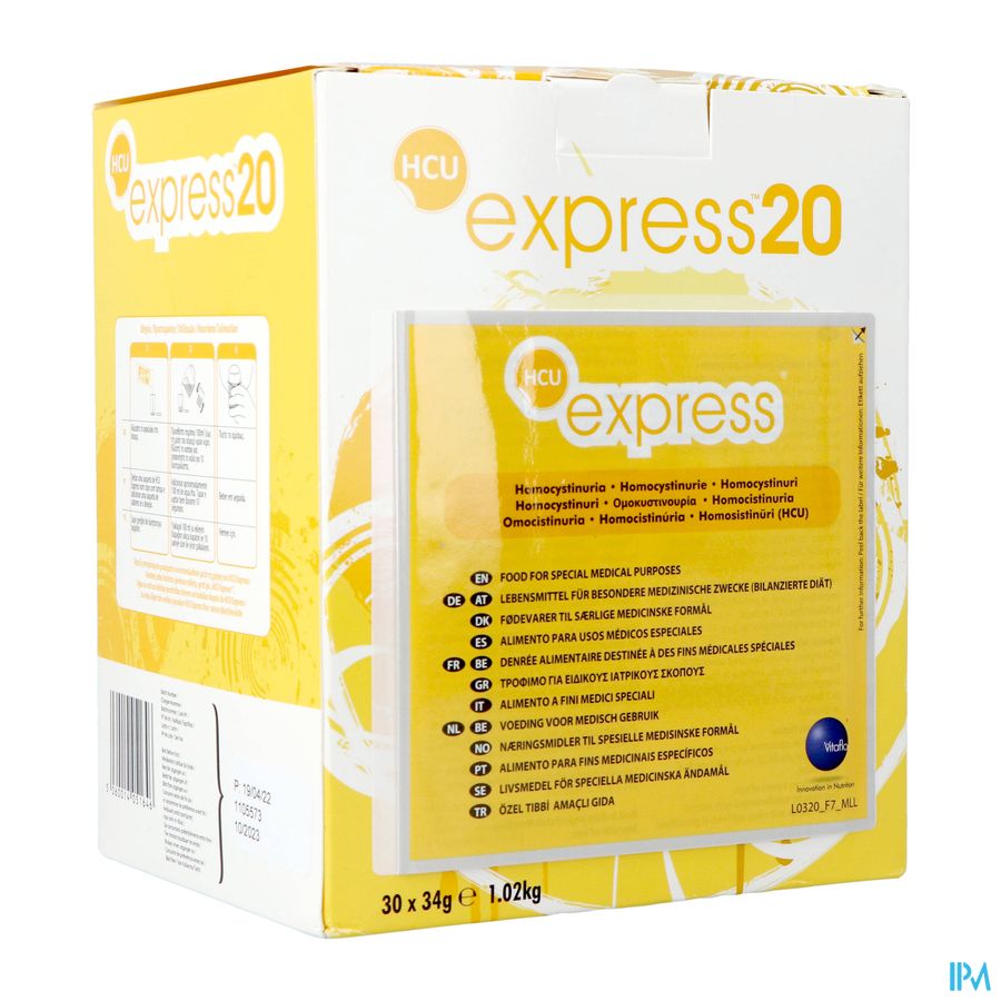 Hcu Express 20 Non Aromatise 30x34g Hcu Express 20 Non Aromatise 30x34g