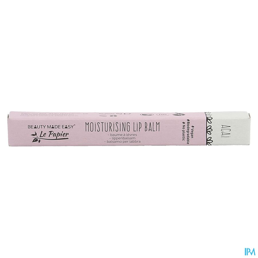 Fisa Cosmetics Le Papier Lip Balm Acai 6g 1