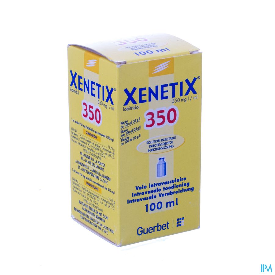 Xenetix Sol Inj 350mg/1ml 100ml Xenetix Sol Inj 350mg/1ml 100ml