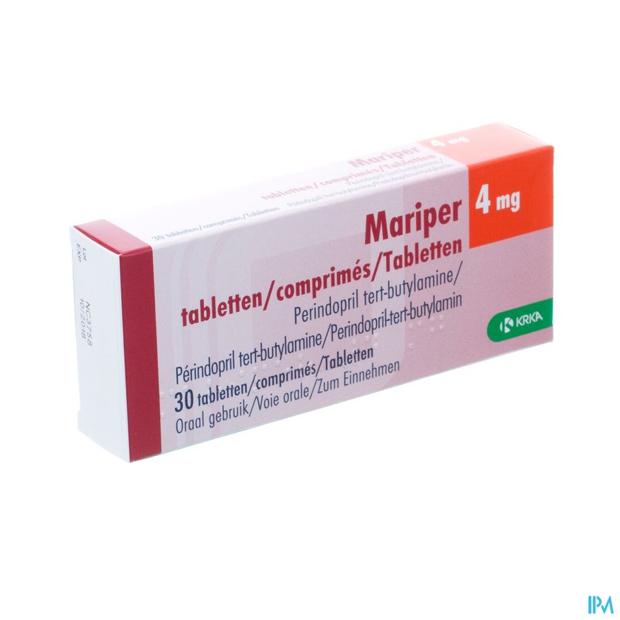 Perindopril Krka 4mg Tabl 30 Perindopril Krka 4mg Tabl 30