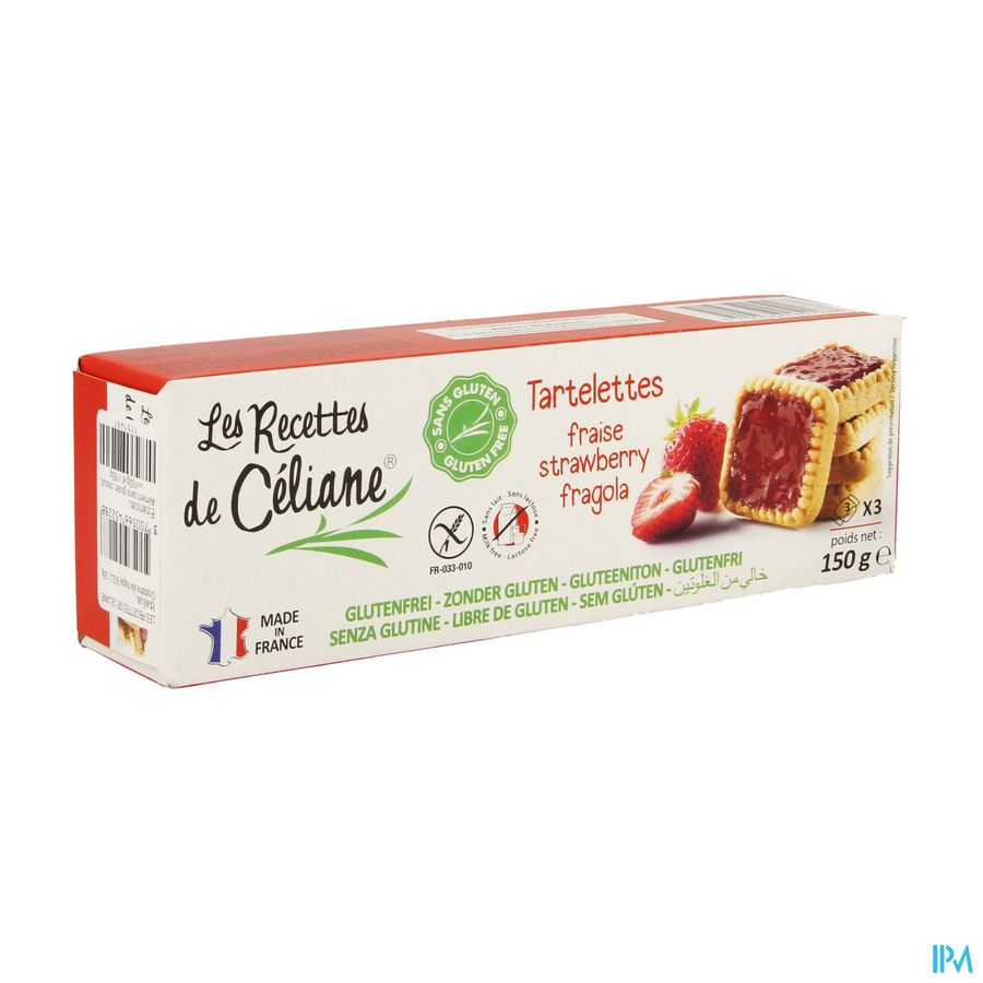 CELIANE AARDBEIENGEBAK 150 G