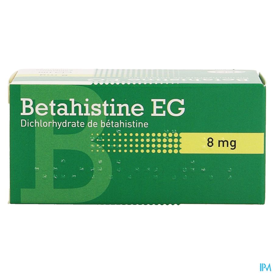 Betahistine EG         Comp 100X8Mg 1