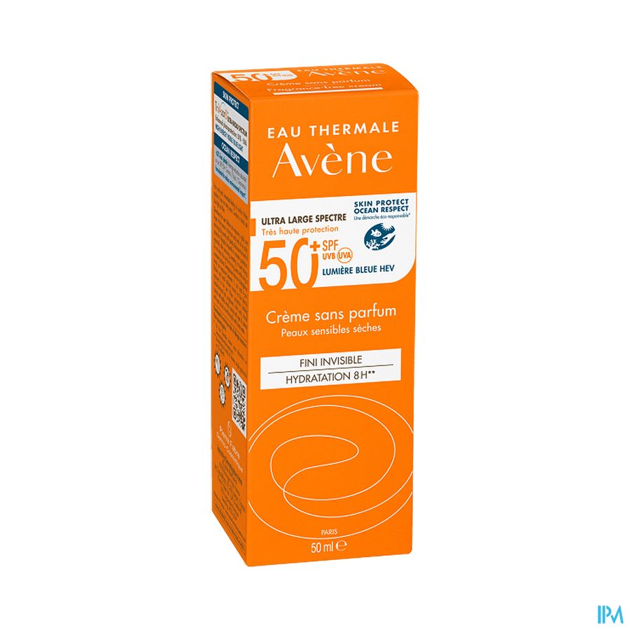 Avene Sol Ip50+ Creme Solaire Ip50+ S/parfum 50ml