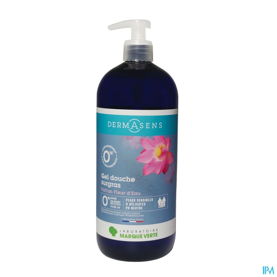 Marque V Dermasens Douchegel Surgras Waterbloem 1l Marque V Dermasens Douchegel Surgras Waterbloem 1l