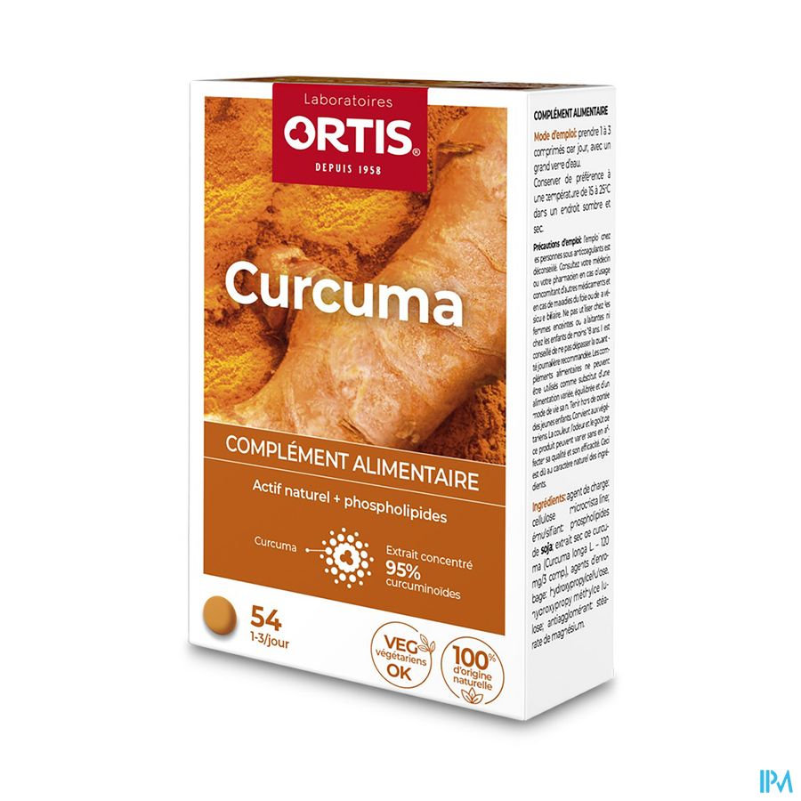 Ortis Curcuma Blister Comp 3x18 Ortis Curcuma Blister Comp 3x18