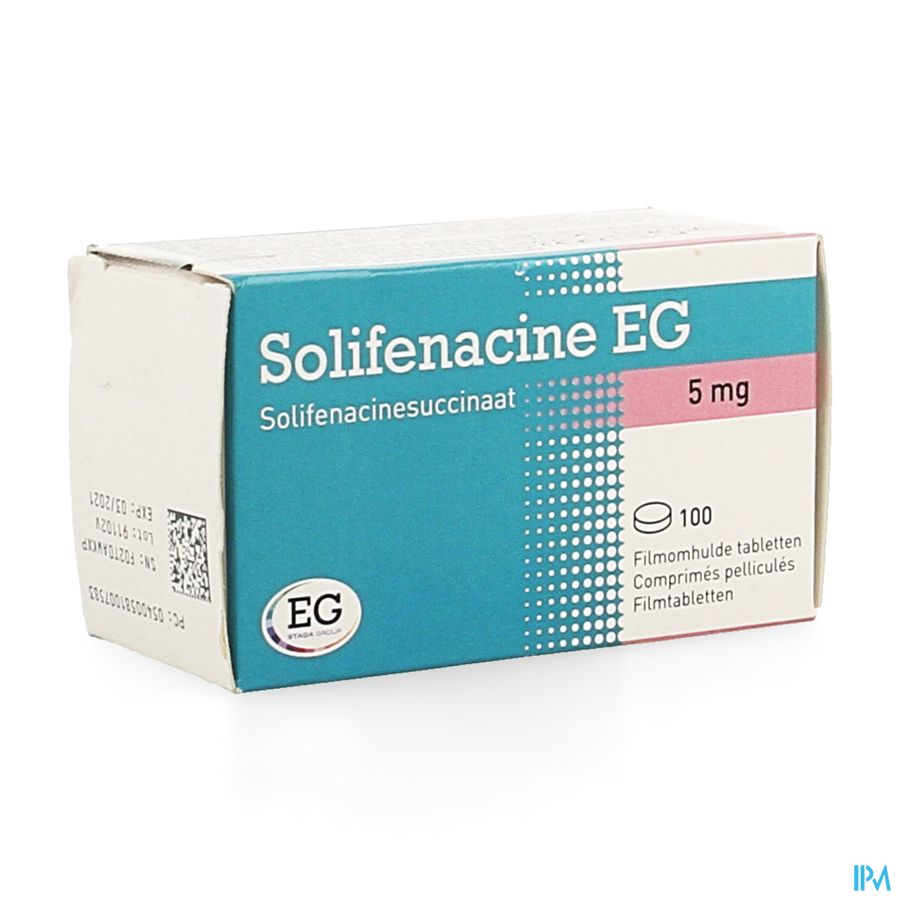 Solifenacine EG  5Mg Comp Pell 100 Pvc/Alu