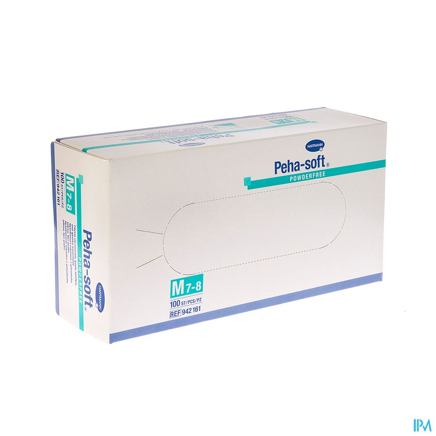 Peha-soft Latex Poedervrij M 100 P/s