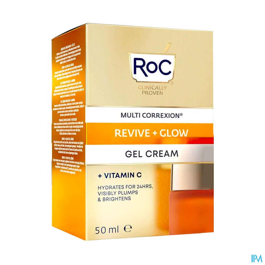 Roc Multi Correx.revive+glow Gel Cream Pot 50ml Roc Multi Correx.revive+glow Gel Cream Pot 50ml