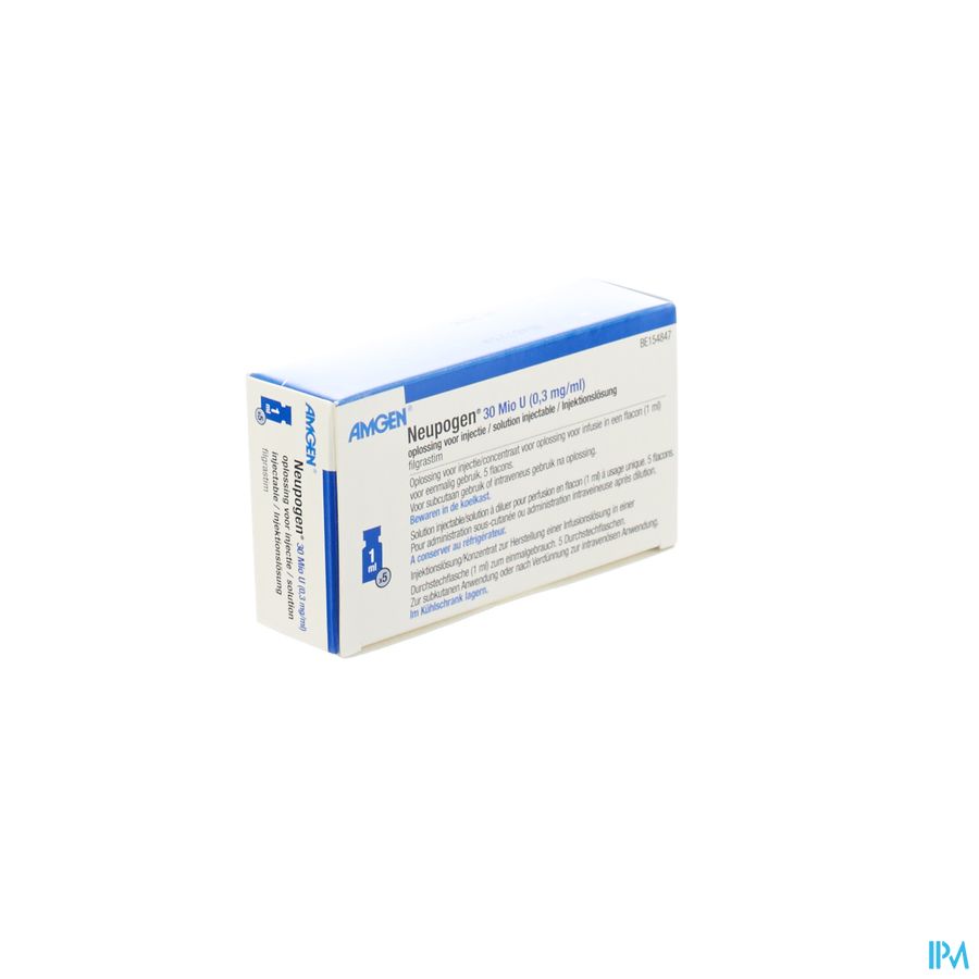 Neupogen 30 Fl 5 Sc/iv 300mcg/1ml Neupogen 30 Fl 5 Sc/iv 300mcg/1ml