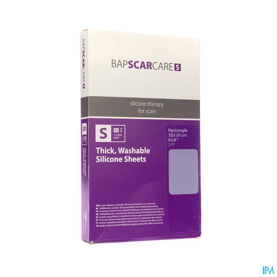 Bap Scar Care S Pans Adh Sil 15x 20cm 2 Pieces Bap Scar Care S Pans Adh Sil 15x 20cm 2 Pieces