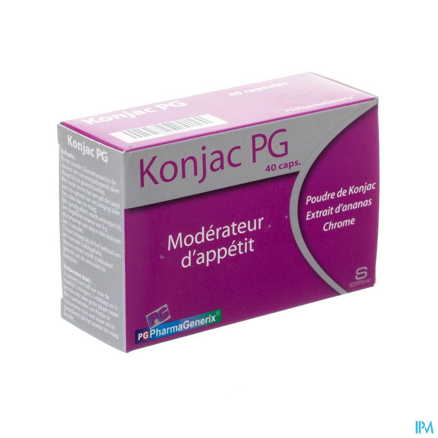 Konjac Pg Pharmagenerix Caps 40 Konjac Pg Pharmagenerix Caps 40