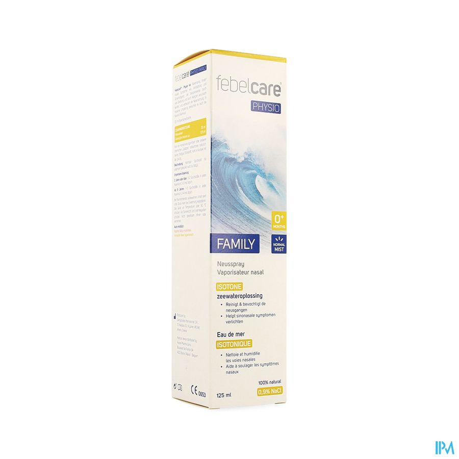 Febelcare Physio Spray Iso Family 125ml 2e 1/2prix Febelcare Physio Spray Iso Family 125ml 2e 1/2prix