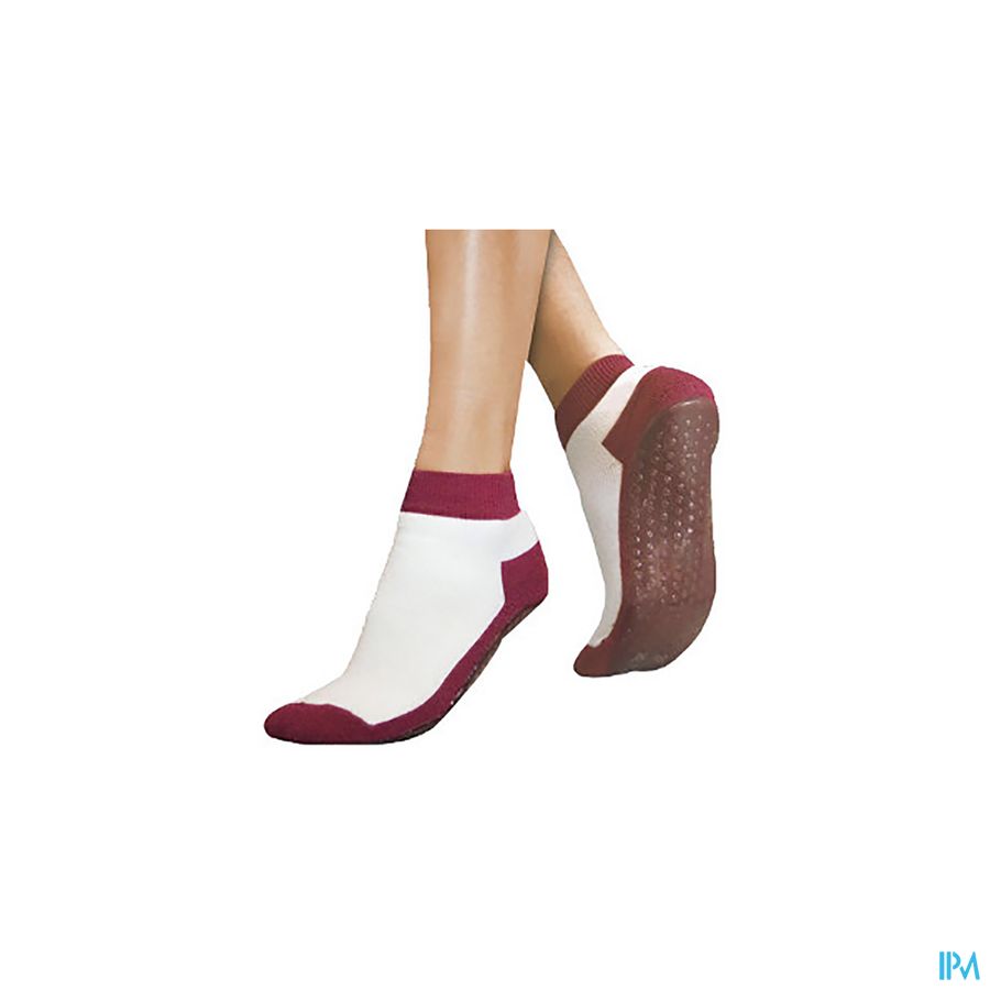 Suprima 4820 Antislip Sok Bordeaux 39/42